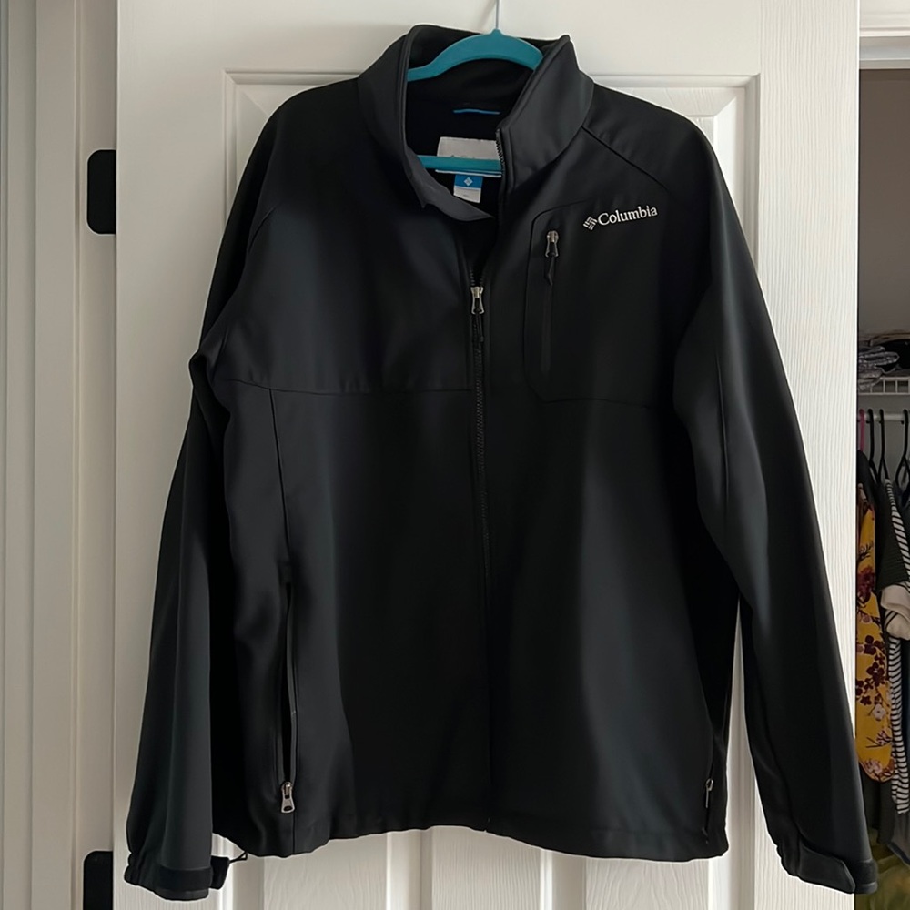 Columbia Omni-Shield Black Zip Jacket - XXL